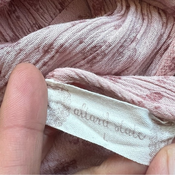 Altar’d State Floral Tiered Maxi Dress Halter Neck Pink Cottagecore Boho Western - Picture 11 of 14